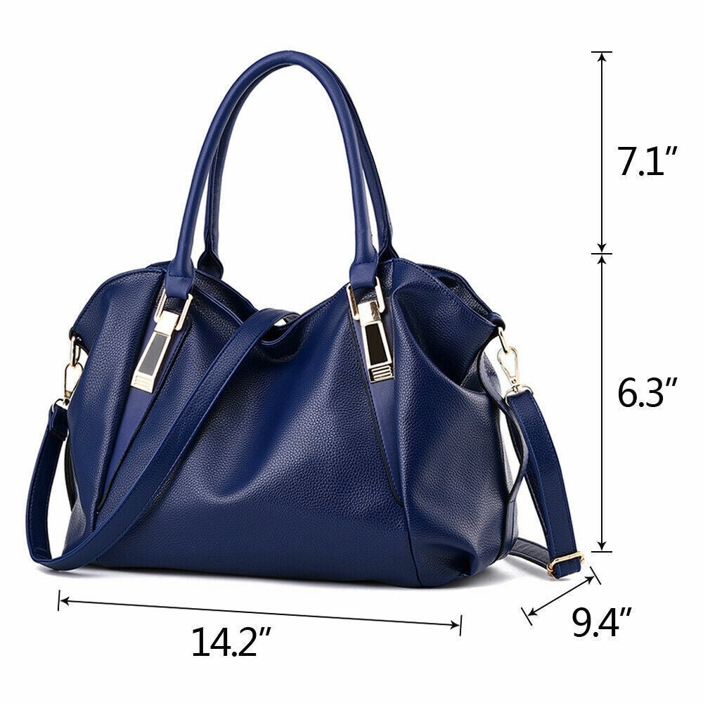 Fashion Women's Soft Leather Shoulder Bag Tote Lady Handbag Hobo Purse Satchel