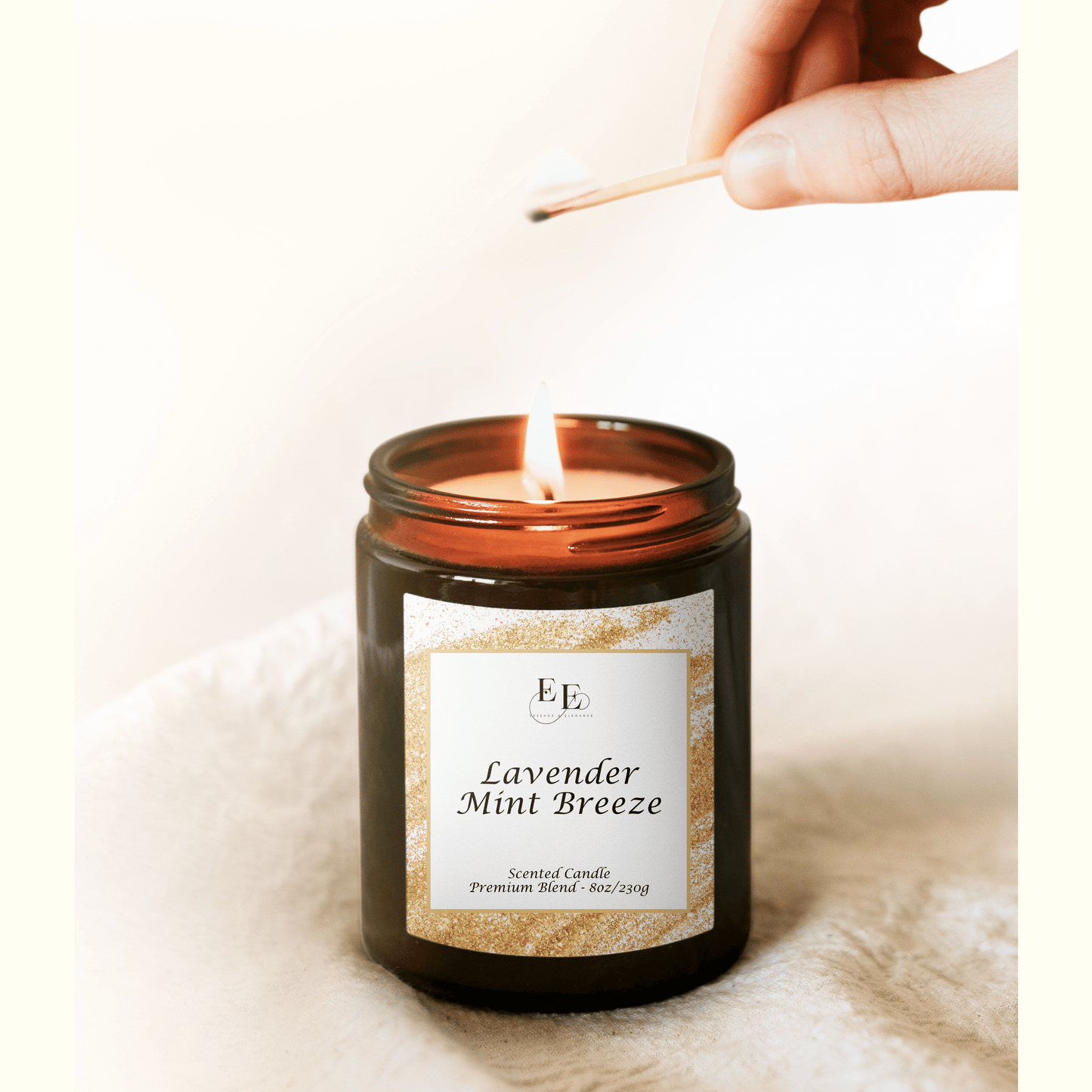 Lavender Mint Breeze Candle.