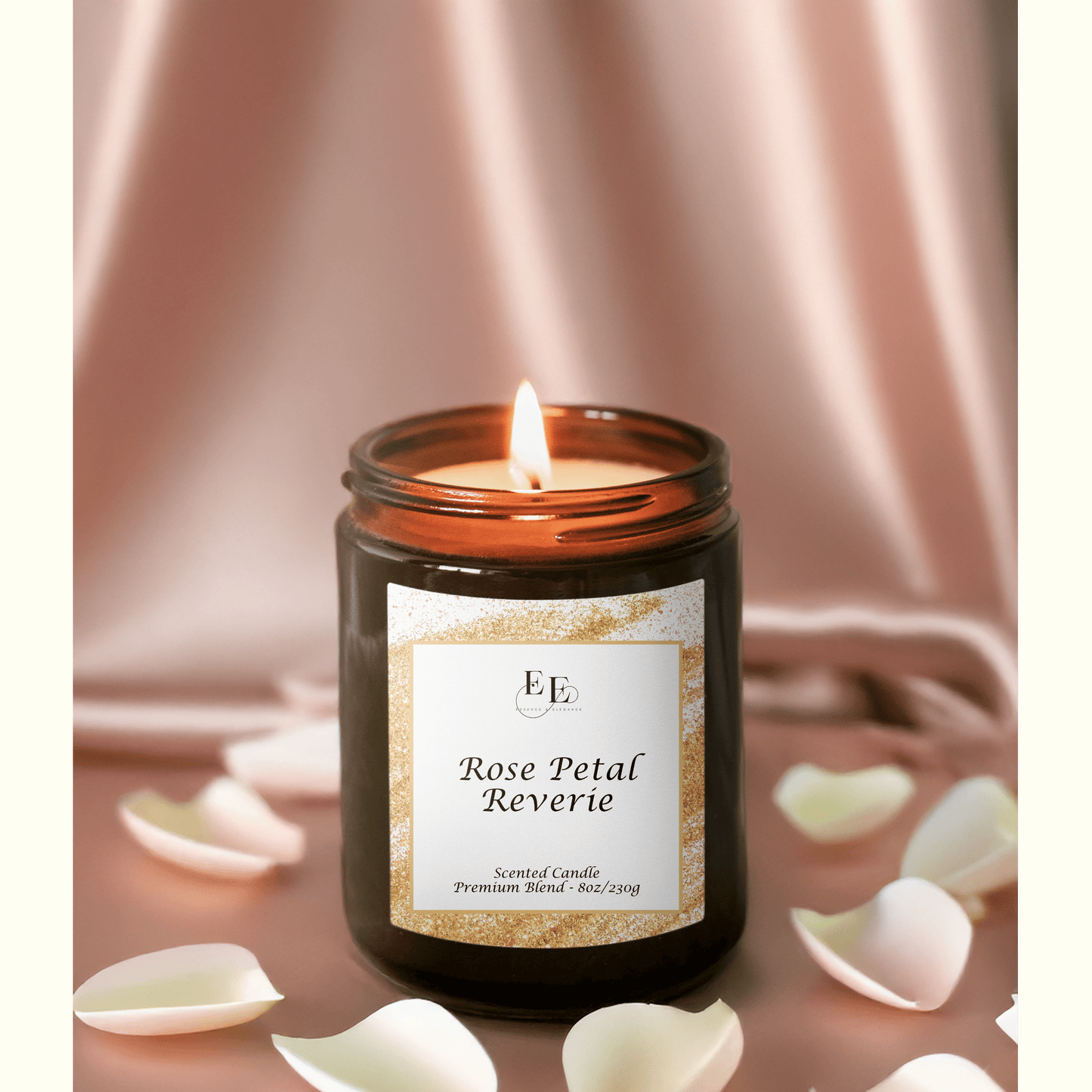 Rose Petal Reverie Candle.