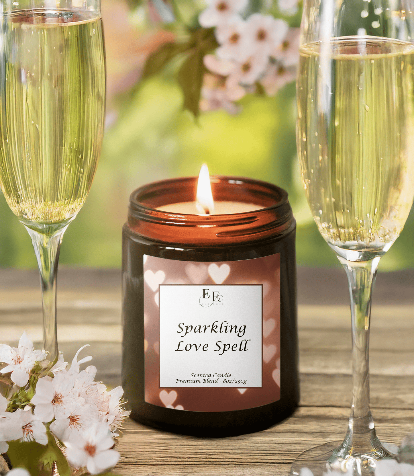 Sparkling Love Spell Candle