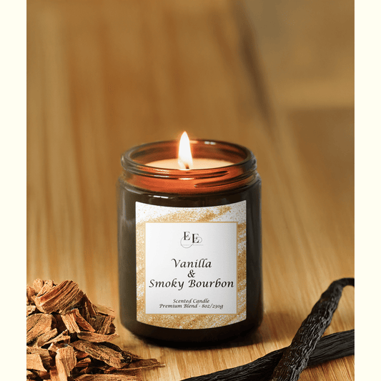 Vanilla & Smoky Bourbon Candle.