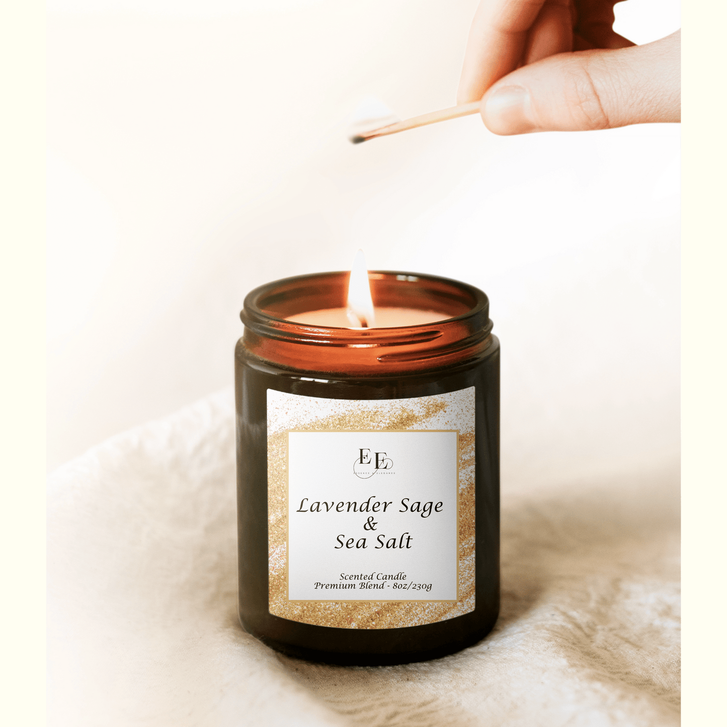 Lavender Sage & Sea Salt Candle.