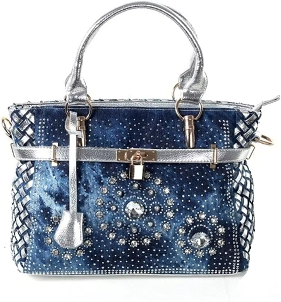 Women's Denim Shoulder Bag – Stylish Tote, Versatile Crossbody Handbag